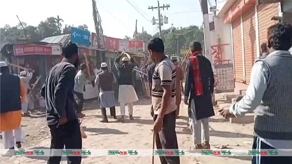 সাঘাটাতে বিএনপি-জামায়াতের সংঘর্ষ, আহত ১৩