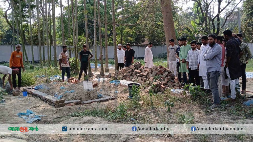 কেরানীগঞ্জে জুলাই আন্দোলনে শহীদ সায়েমের কবর ভাঙচুরের অভিযোগ