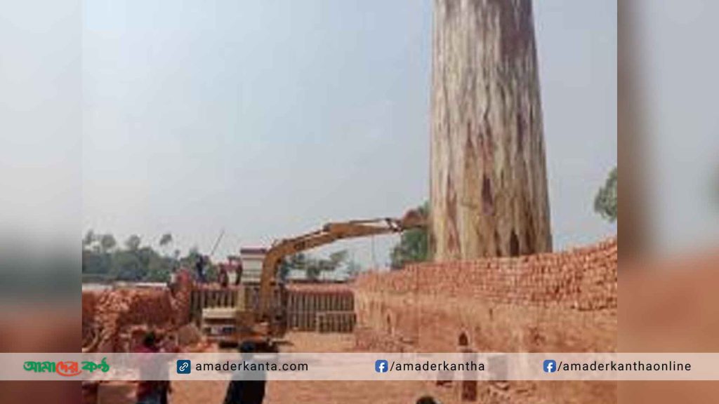 পলাশবাড়ীতে অবৈধ ইটভাটা গুড়িয়ে দিল ভ্রাম্যমাণ আদালত
