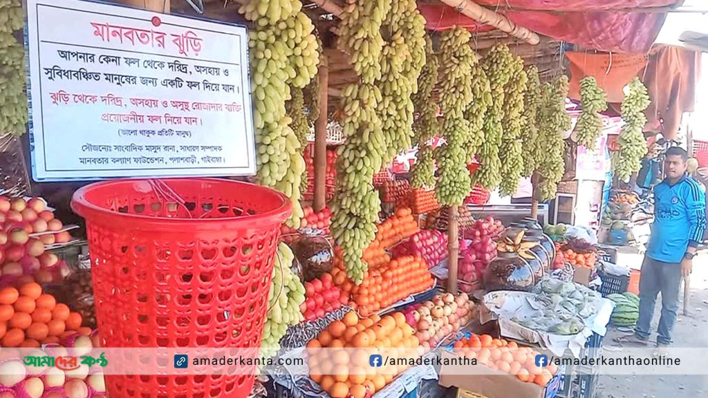 পলাশবাড়ীতে মানবতার কল্যাণ ফাউন্ডেশনের উদ্যোগে “মানবতার ঝুড়ি”