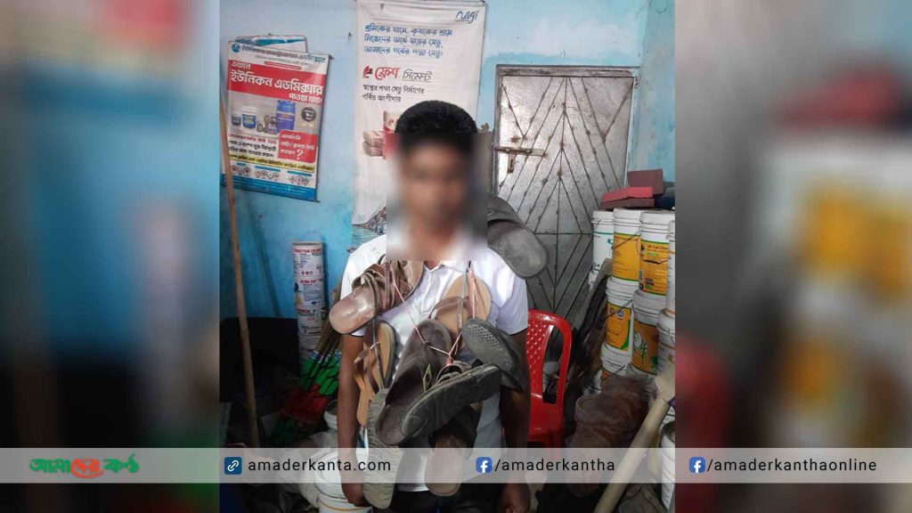 সাতক্ষীরার তালায় সন্ত্রাসী ও চাঁদাবাজকে ধরে পুলিশে দিল জনতা