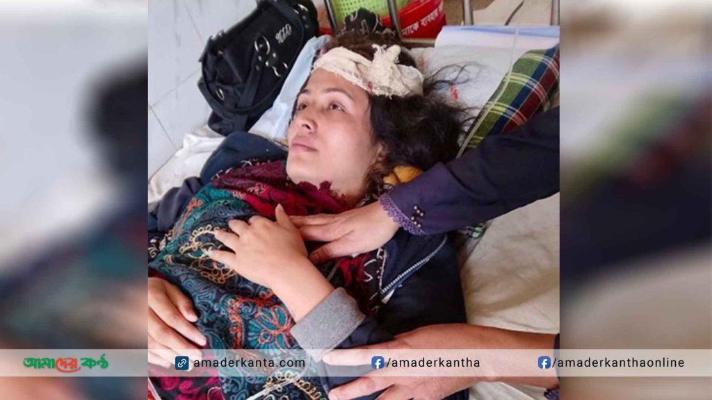 অ্যাডভোকেট মাকসুদা খাতুনের জীবন হুমকির মুখে ৩০৭ ও ৩২৬ ধারা হামলাকারী সন্ত্রাসীরা জামিনে