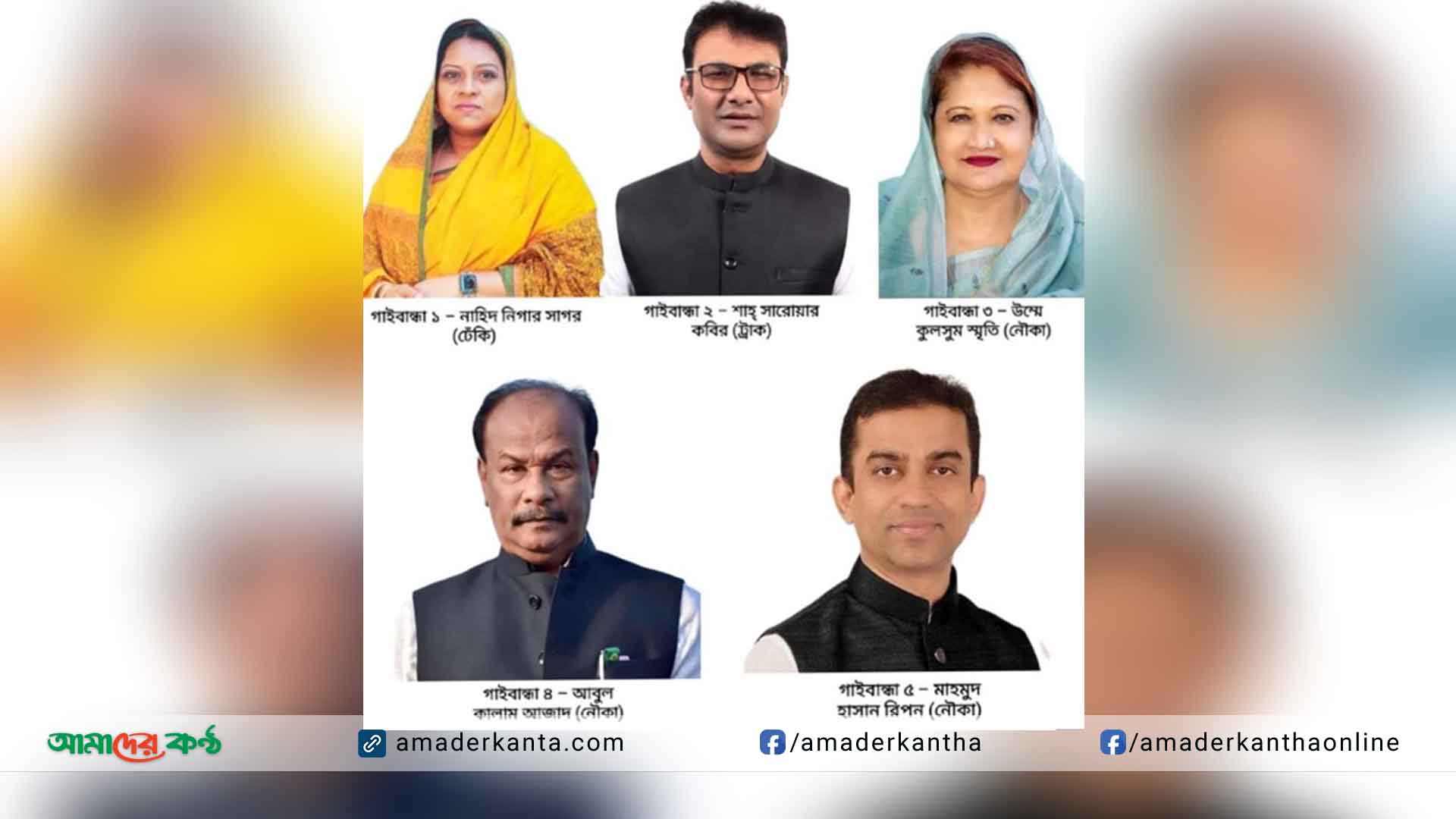 গাইবান্ধায় ৫ সাবেকএমপিসহ ৮৫ জনের বিরুদ্ধে বৈষম্য বিরোধী ছাত্র আন্দোলন নেতার মামলা 