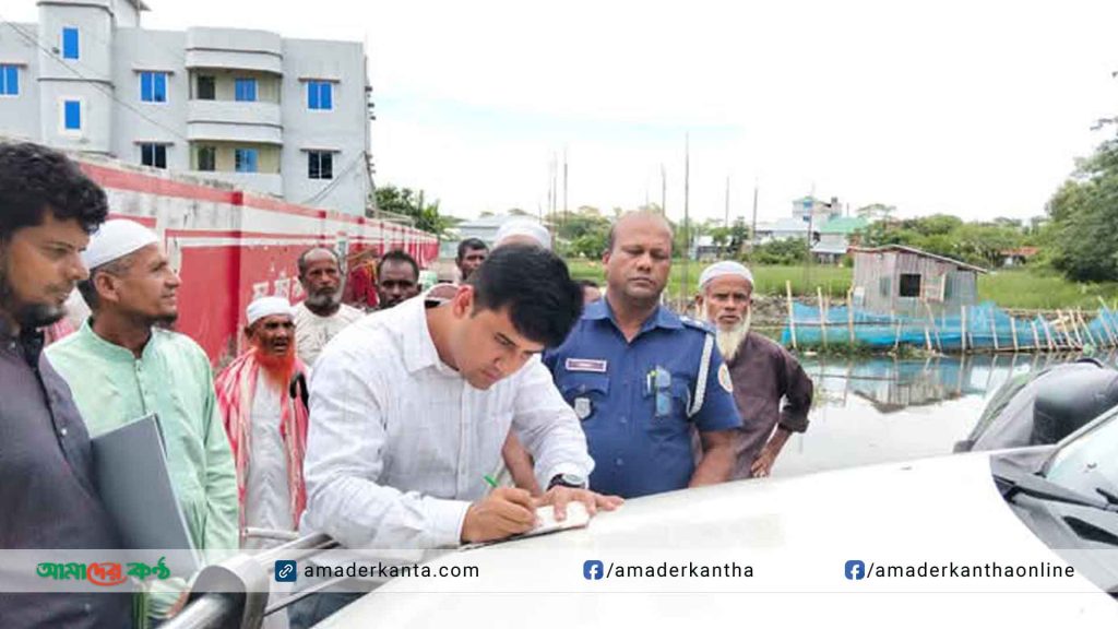 কলাপাড়ায় খালে অবৈধ স্থাপনা নির্মাণে ৫০ হাজার অর্থদণ্ড